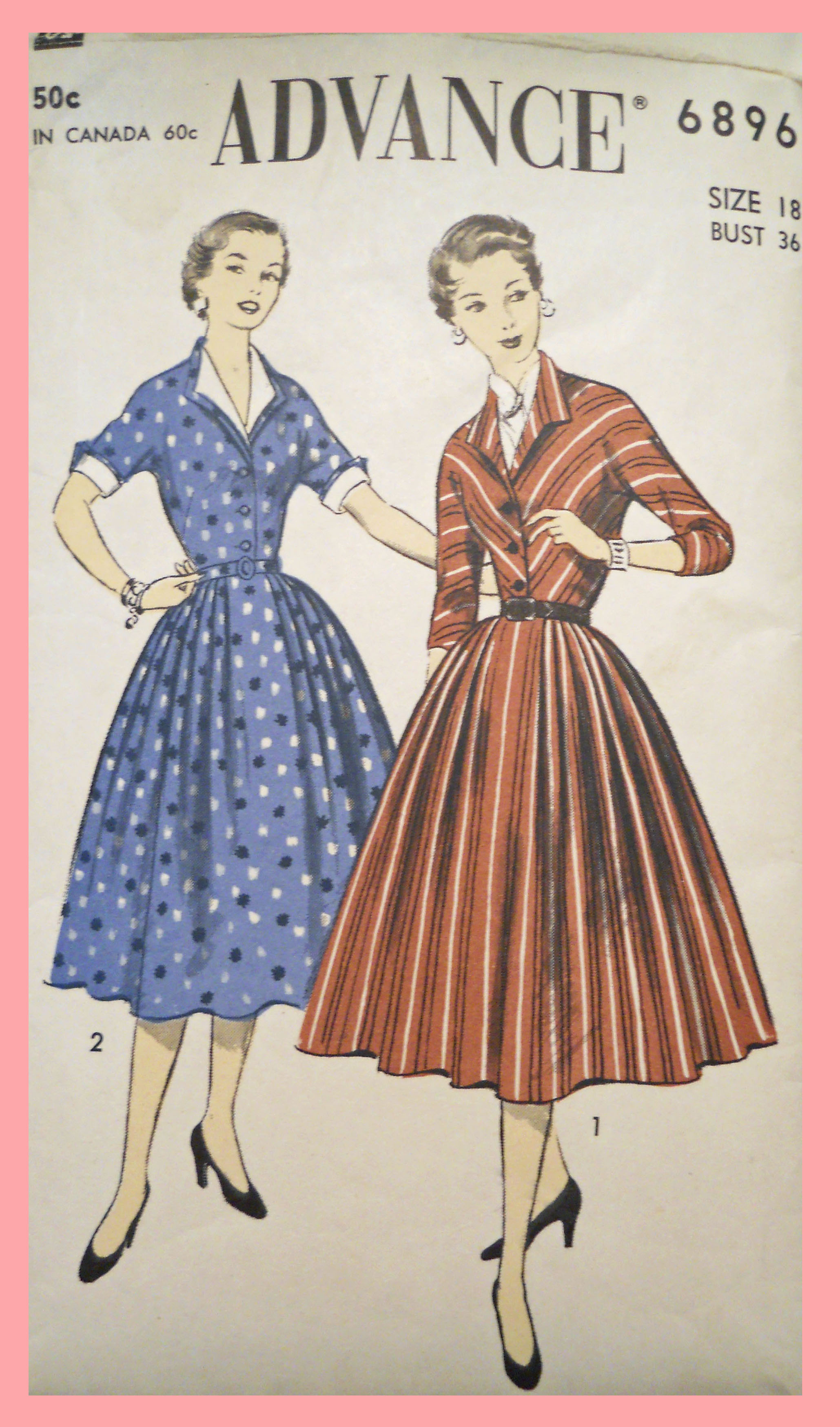 1950 dress patterns