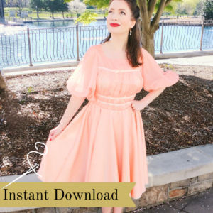 pink dress liesl sound of music costume