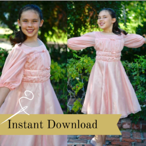 Liesl's Dancing Dress Children's Pattern | Instant Download Digital File (Sizes 3-12)