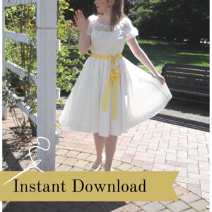 Liesl's Party Dress Pattern | Instant Download (Sizes 6-20)