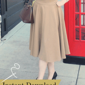 Lucy's Circle Skirt - Instant Download Digital File
