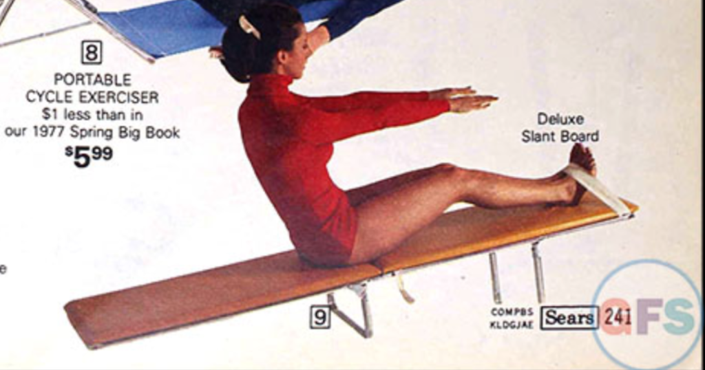 From a Sears catalog - these boards were sold through the 1970s for home exercise.