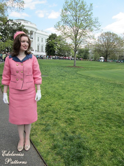 My Jacqueline Kennedy Suit ~ At The White House! | Edelweiss Patterns Blog