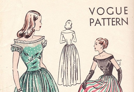 vintage-evening-gown-pattern